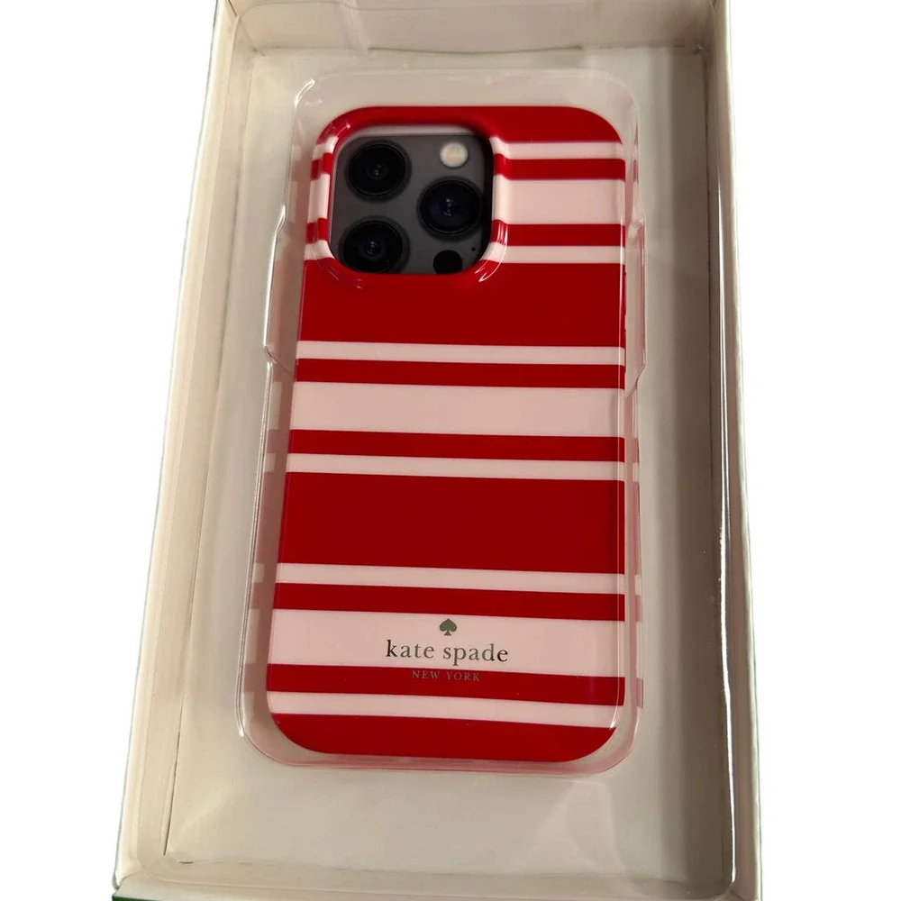 Kate Spade Sailing Stripe iPhone 14 Pro Case